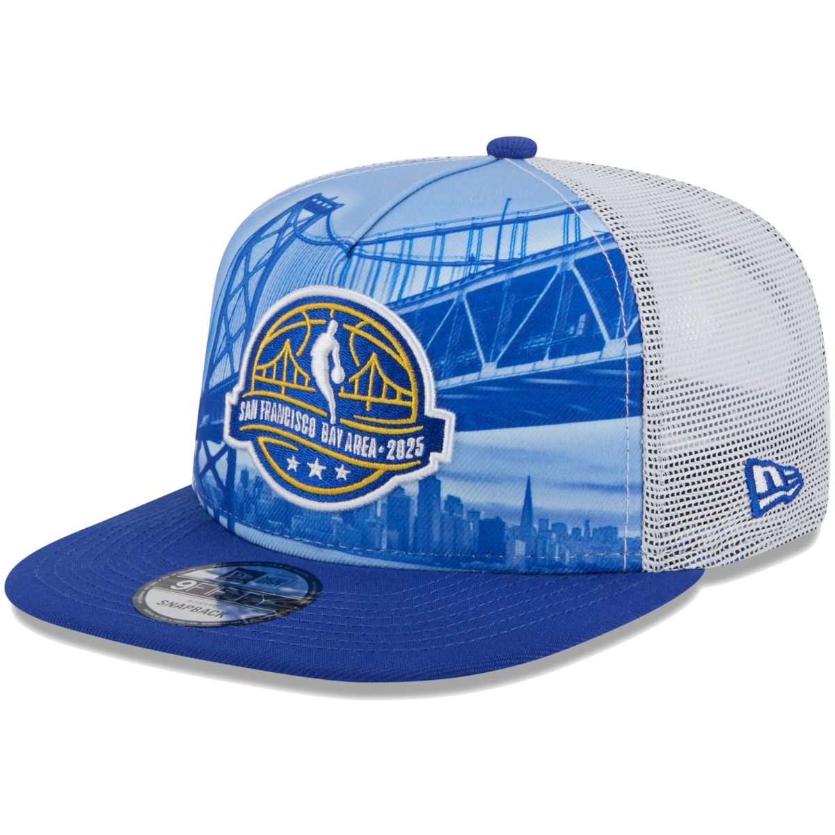 Oklahoma City Thunder mens 2025 nba all-star game new era whiteroyal scenic golden gate a-frame 9fifty snapback hat | NBA Store