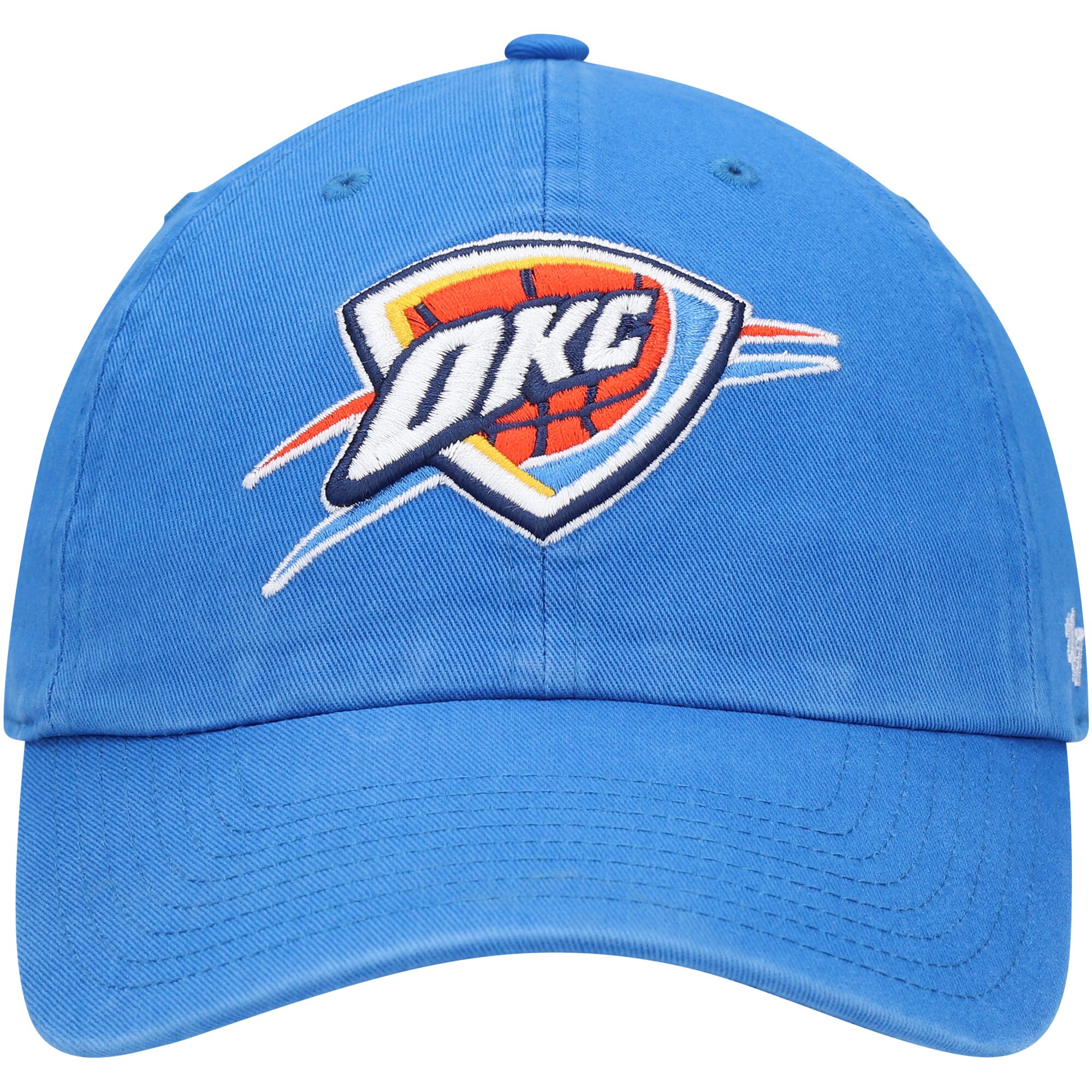 Oklahoma City Thunder mens oklahoma city thunder 47 blue team clean up adjustable hat | NBA Store