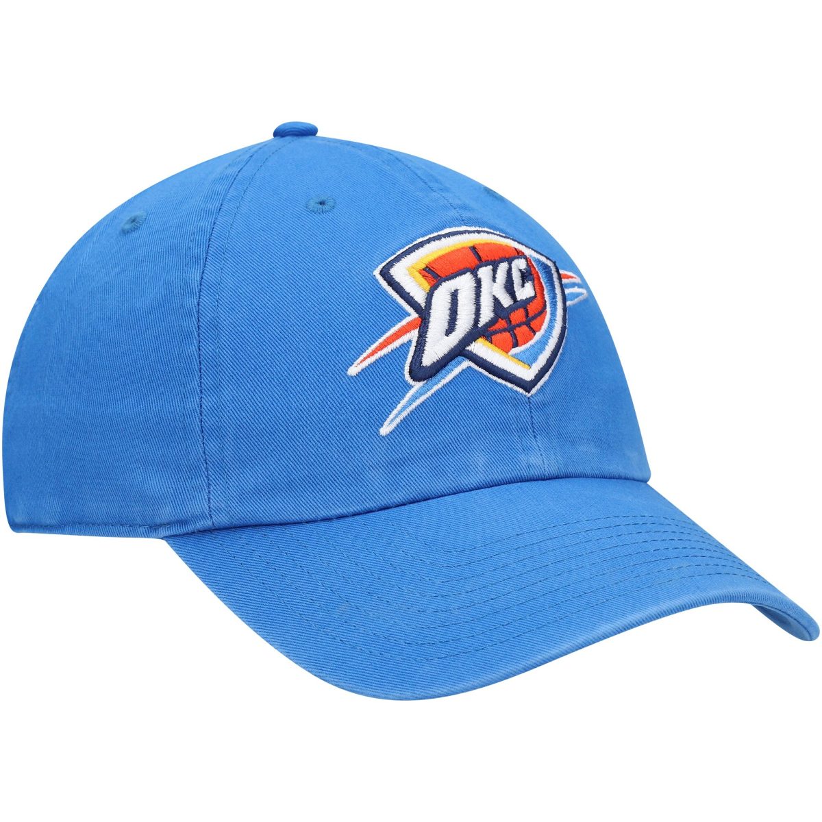 Oklahoma City Thunder mens oklahoma city thunder 47 blue team clean up adjustable hat | NBA Store