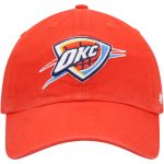 Oklahoma City Thunder mens oklahoma city thunder 47 orange team clean up adjustable hat | NBA Store