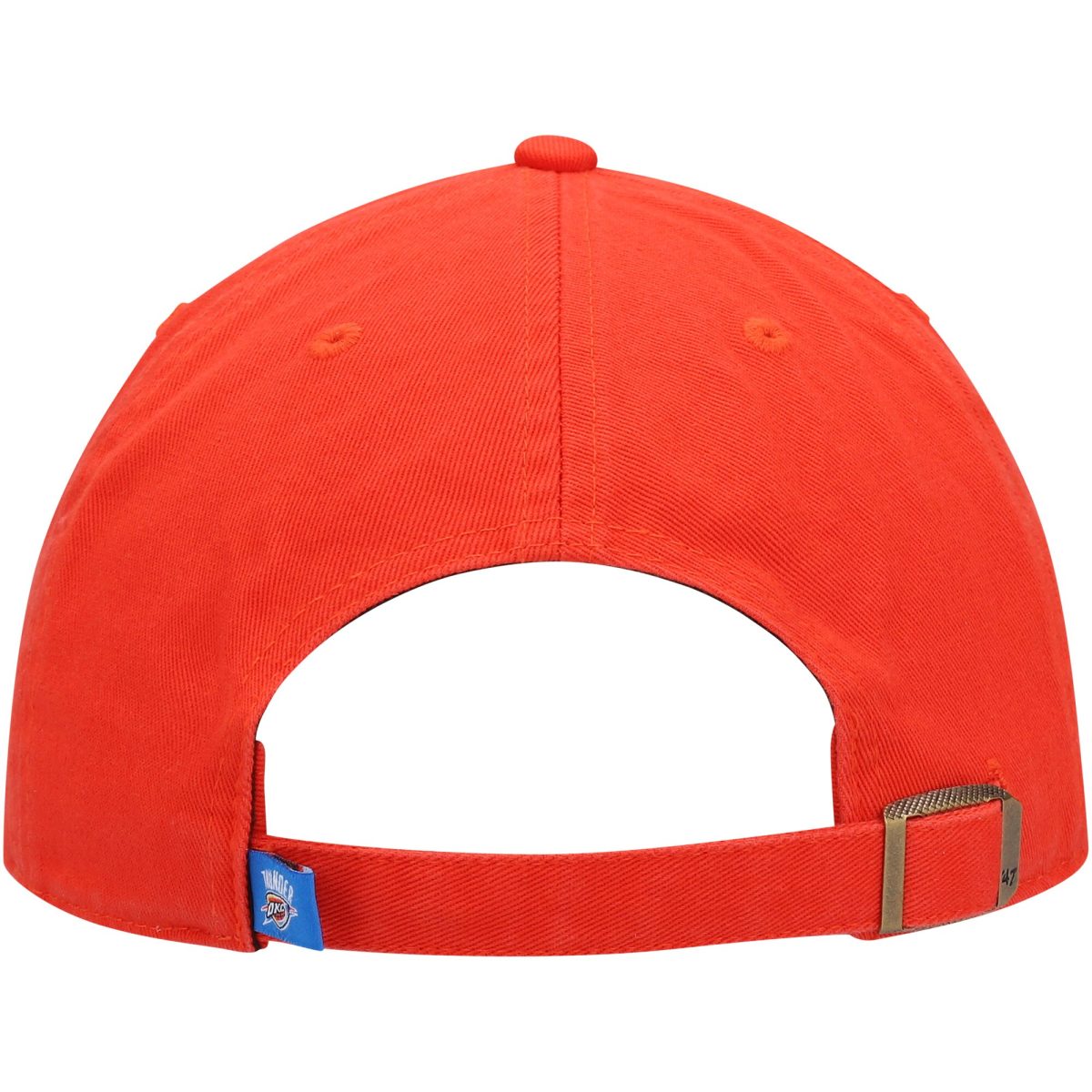Oklahoma City Thunder mens oklahoma city thunder 47 orange team clean up adjustable hat | NBA Store