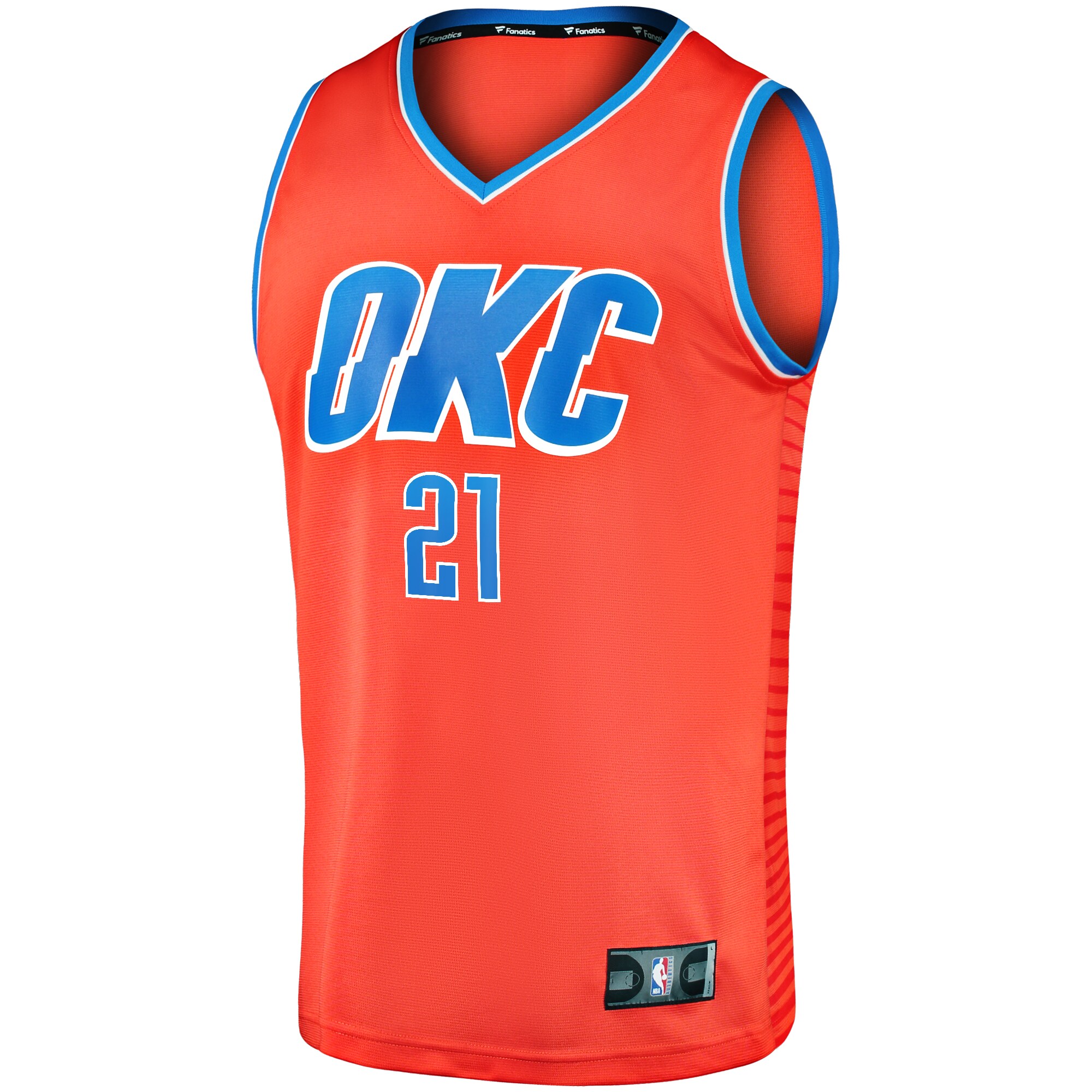 Oklahoma City Thunder mens oklahoma city thunder aaron wiggins fanatics orange fast break replica player jersey – statement edition | NBA Store