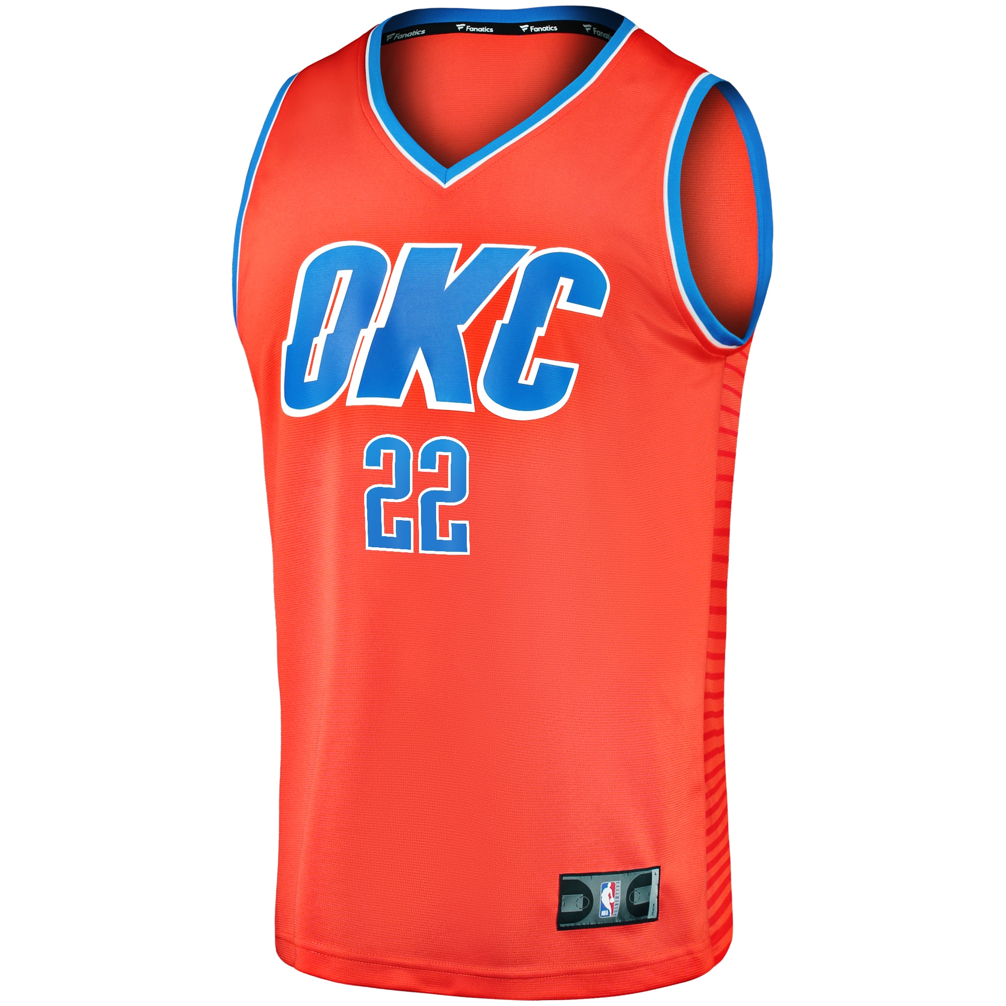 Oklahoma City Thunder mens oklahoma city thunder cason wallace fanatics orange fast break replica player jersey – statement edition | NBA Store