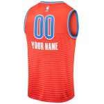 Oklahoma City Thunder mens oklahoma city thunder fanatics orange fast break custom replica jersey – statement edition | NBA Store
