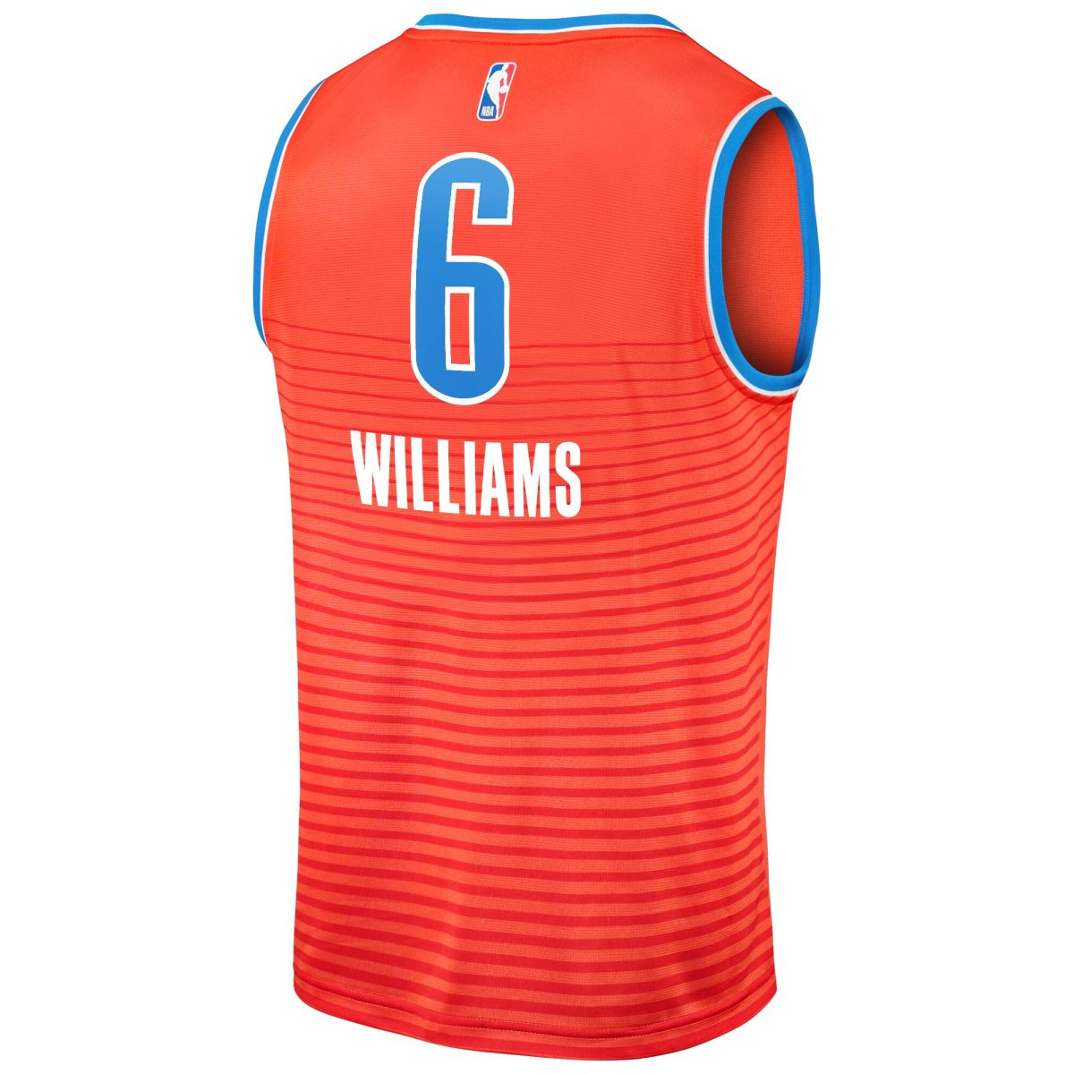 Oklahoma City Thunder mens oklahoma city thunder jaylin williams fanatics orange fast break replica player jersey – statement edition | NBA Store