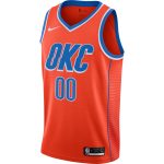 Oklahoma City Thunder mens oklahoma city thunder jordan brand orange swingman custom jersey – statement edition | NBA Store