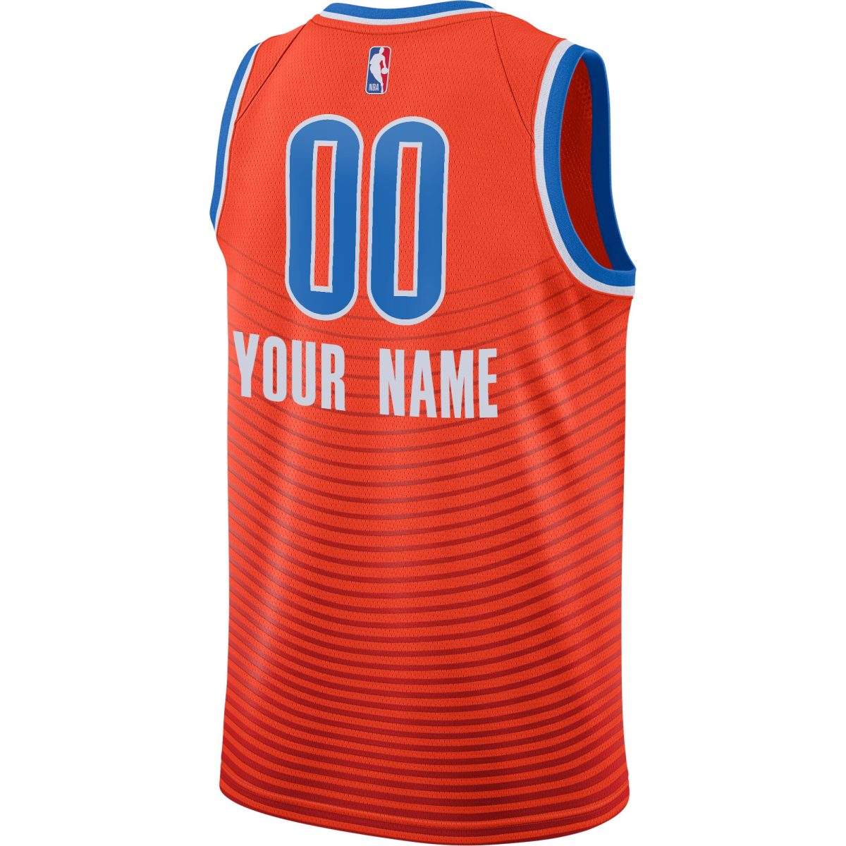Oklahoma City Thunder mens oklahoma city thunder jordan brand orange swingman custom jersey – statement edition | NBA Store