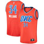 Oklahoma City Thunder mens oklahoma city thunder kenrich williams fanatics orange fast break replica player jersey – statement edition | NBA Store