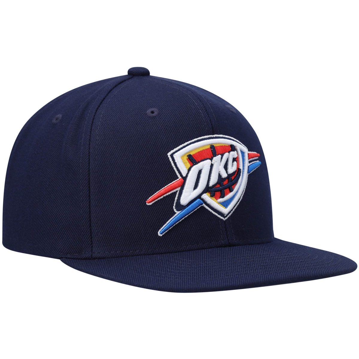 Oklahoma City Thunder mens oklahoma city thunder mitchell  ness navy ground 2.0 snapback hat | NBA Store