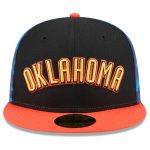 Oklahoma City Thunder mens oklahoma city thunder new era black 202425 city edition 59fifty fitted hat | NBA Store