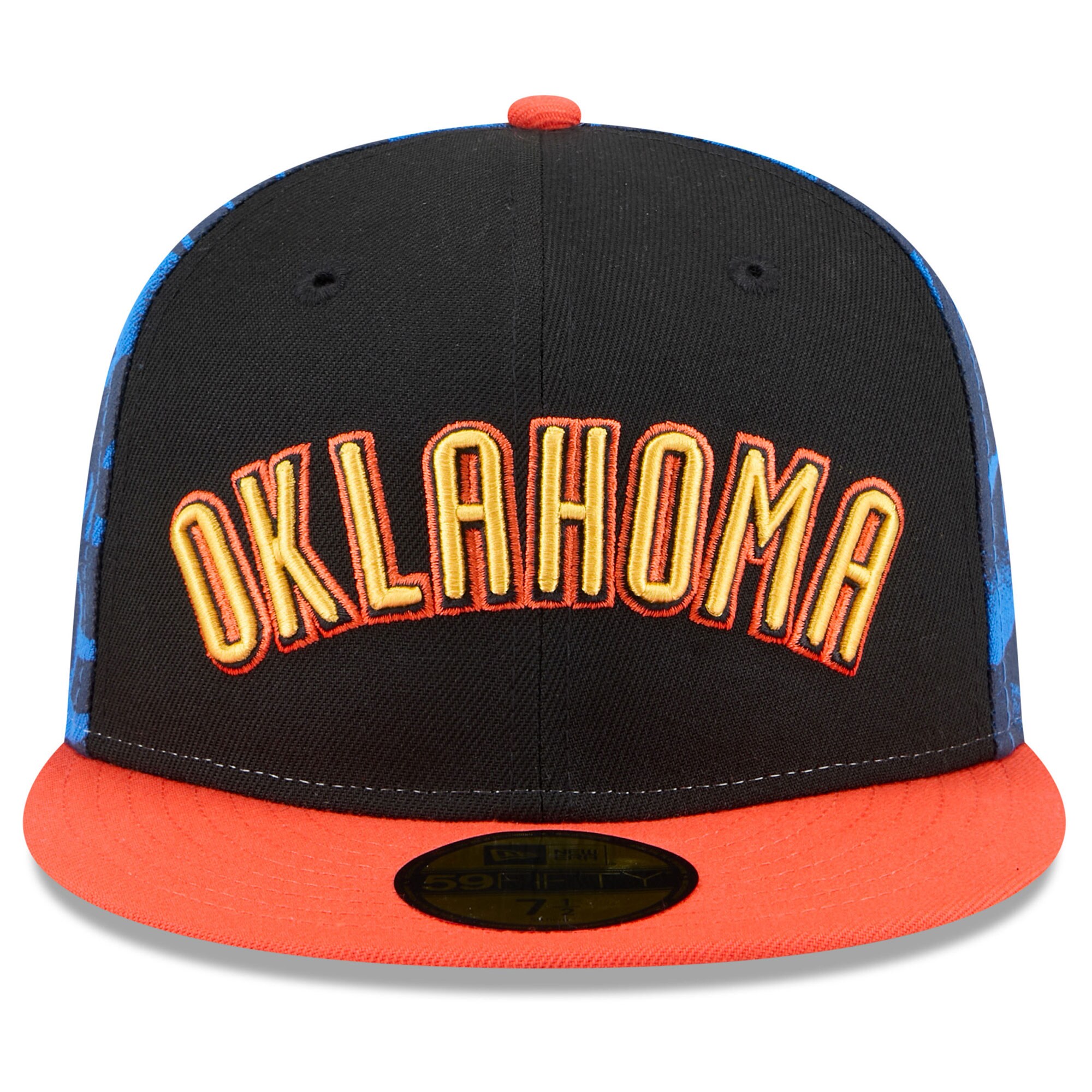 Oklahoma City Thunder mens oklahoma city thunder new era black 202425 city edition 59fifty fitted hat | NBA Store