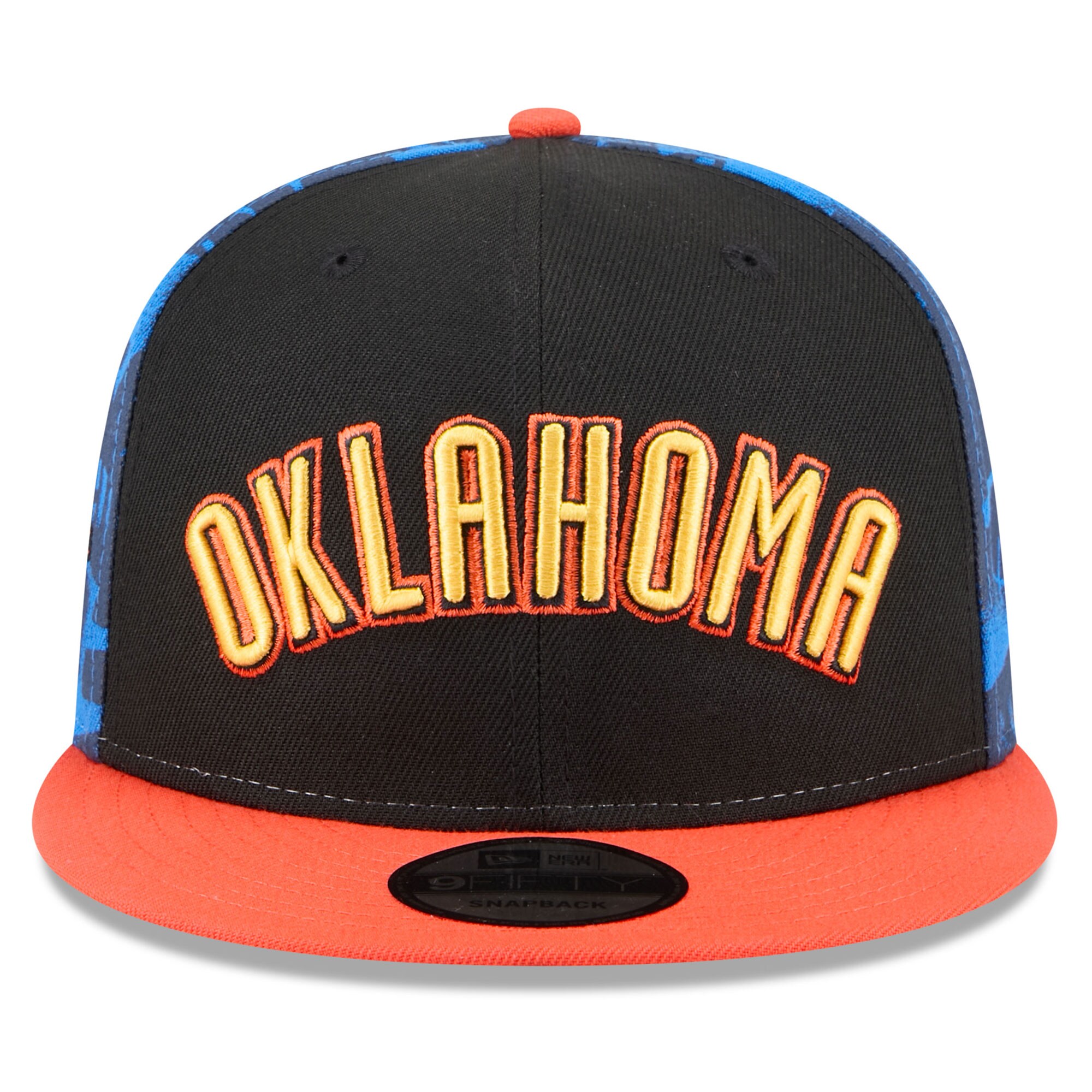 Oklahoma City Thunder mens oklahoma city thunder new era black 202425 city edition 9fifty snapback hat | NBA Store