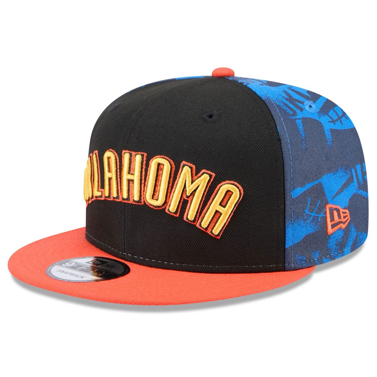 Oklahoma City Thunder mens oklahoma city thunder new era black 202425 city edition 9fifty snapback hat | NBA Store