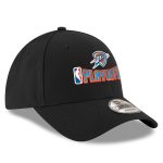 Oklahoma City Thunder mens oklahoma city thunder new era black 2025 nba playoffs 9forty adjustable hat | NBA Store