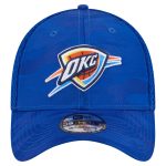 Oklahoma City Thunder mens oklahoma city thunder new era blue subtle camo 39thirty flex hat | NBA Store