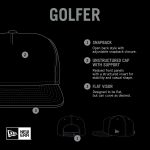 Oklahoma City Thunder mens oklahoma city thunder new era blue team text golfer snapback hat | NBA Store