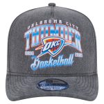Oklahoma City Thunder mens oklahoma city thunder new era charcoal throwback washed pre-curved 9fifty snapback hat | NBA Store
