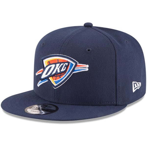 Oklahoma City Thunder mens oklahoma city thunder new era navy official team color 9fifty snapback hat | NBA Store