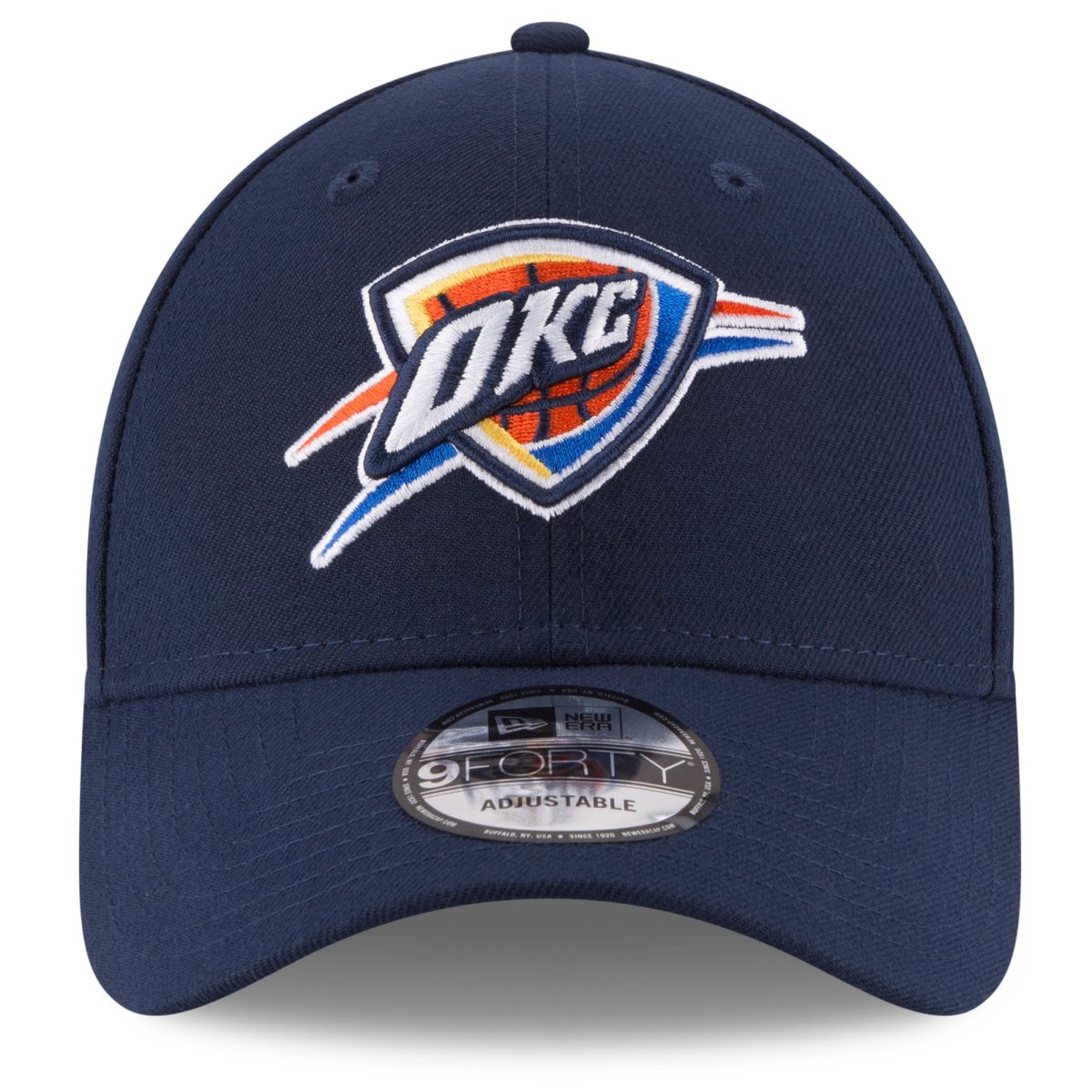 Oklahoma City Thunder mens oklahoma city thunder new era navy official team color 9forty adjustable hat | NBA Store