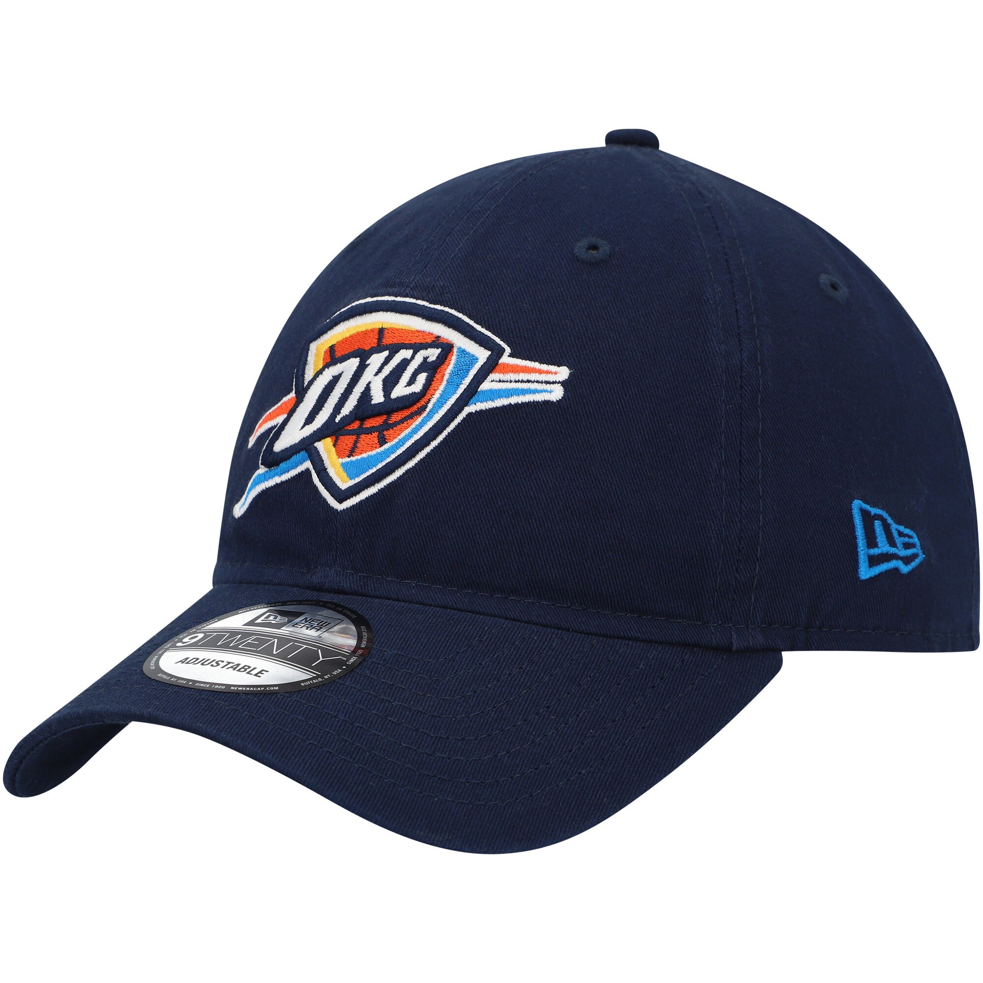 Oklahoma City Thunder mens oklahoma city thunder new era navy team 2.0 9twenty adjustable hat | NBA Store