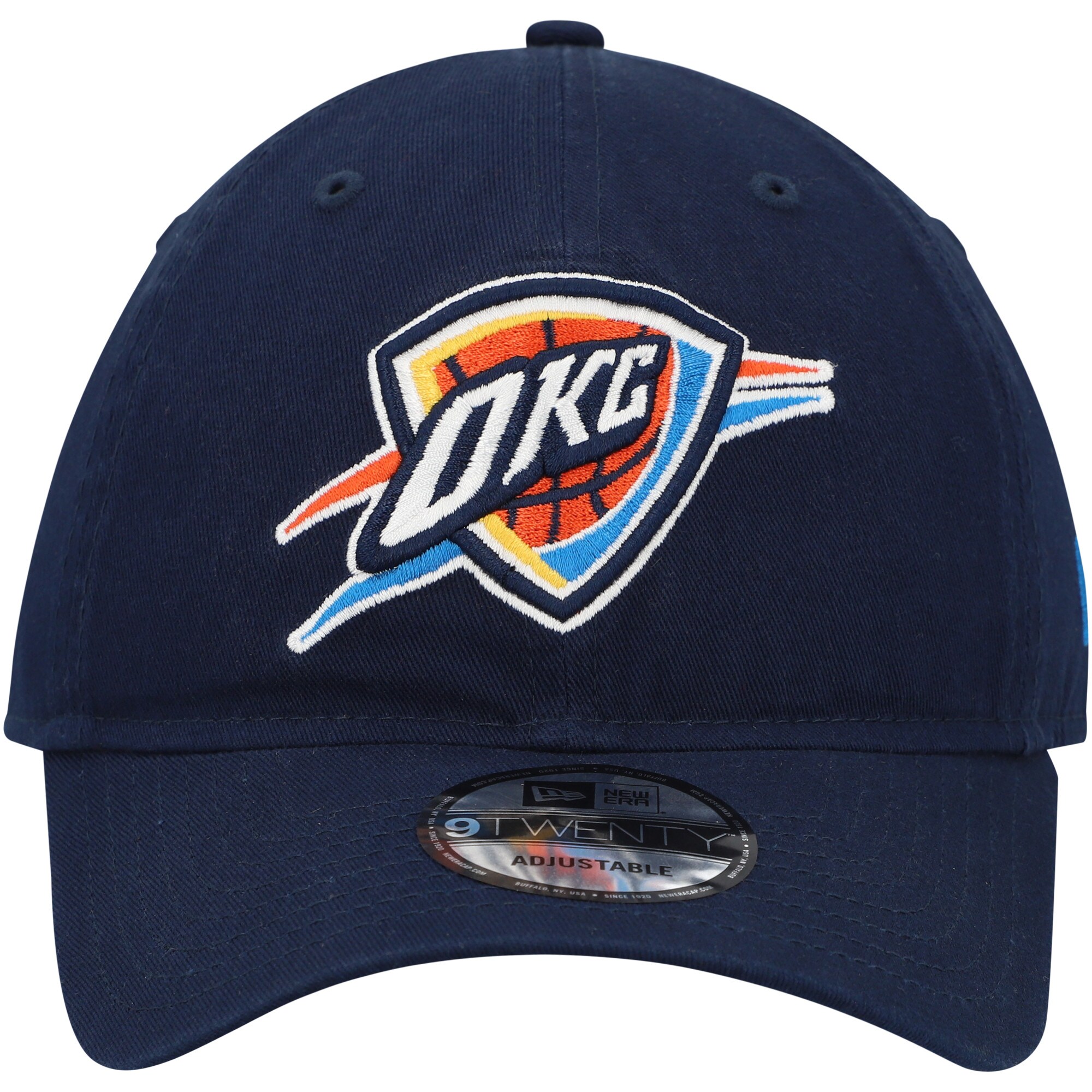 Oklahoma City Thunder mens oklahoma city thunder new era navy team 2.0 9twenty adjustable hat | NBA Store