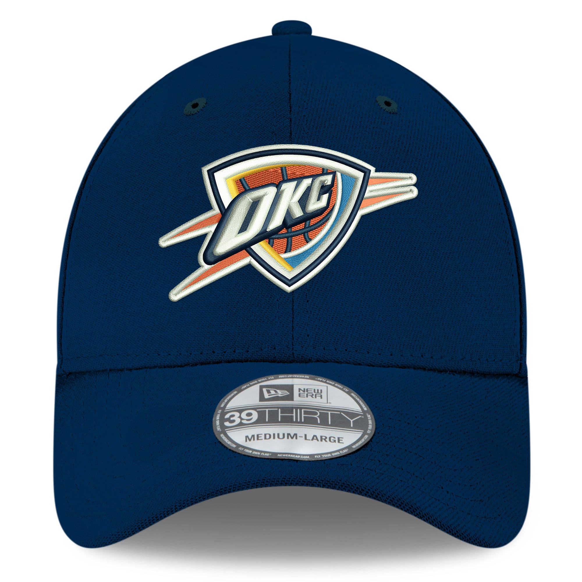 Oklahoma City Thunder mens oklahoma city thunder new era navy team classic 39thirty flex hat | NBA Store