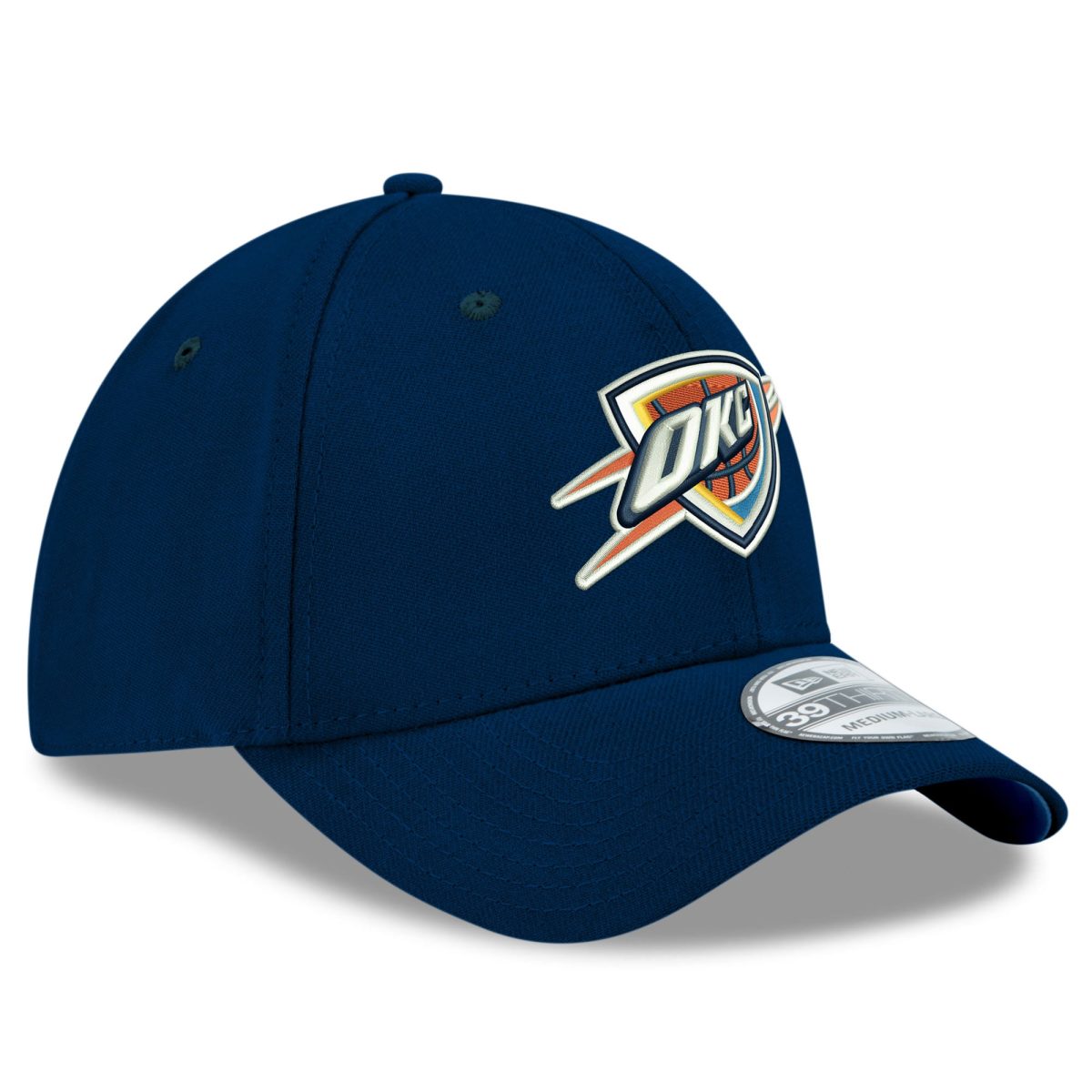 Oklahoma City Thunder mens oklahoma city thunder new era navy team classic 39thirty flex hat | NBA Store