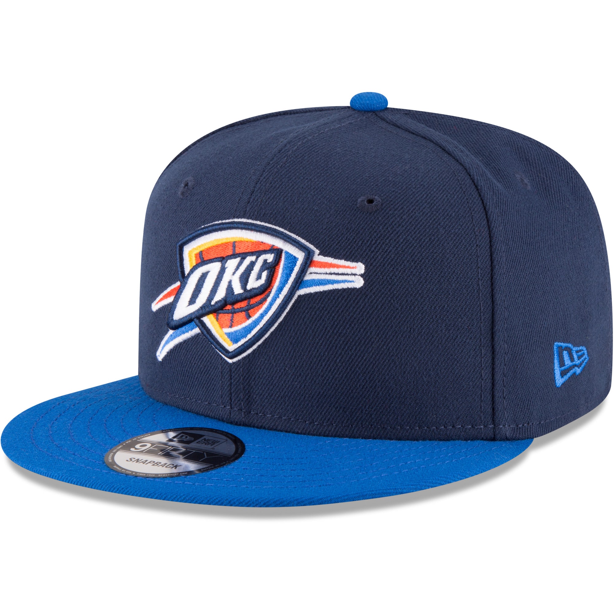 Oklahoma City Thunder mens oklahoma city thunder new era navyblue two-tone 9fifty adjustable hat | NBA Store