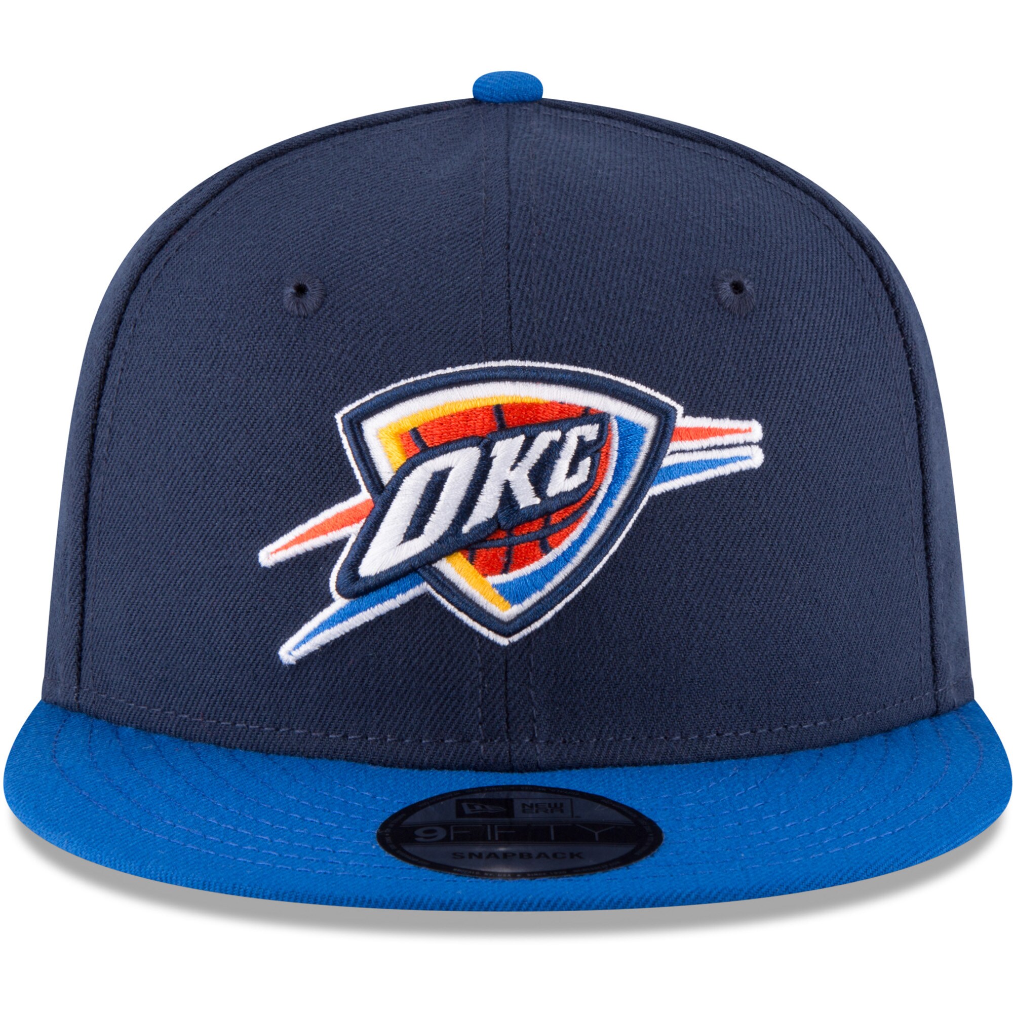 Oklahoma City Thunder mens oklahoma city thunder new era navyblue two-tone 9fifty adjustable hat | NBA Store