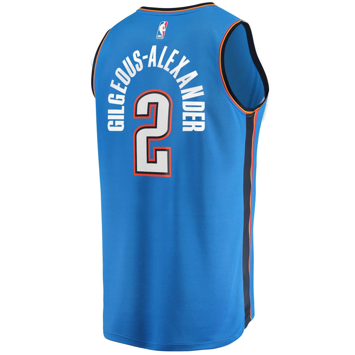 Oklahoma City Thunder mens oklahoma city thunder shai gilgeous-alexander fanatics blue fast break player jersey – icon edition | NBA Store