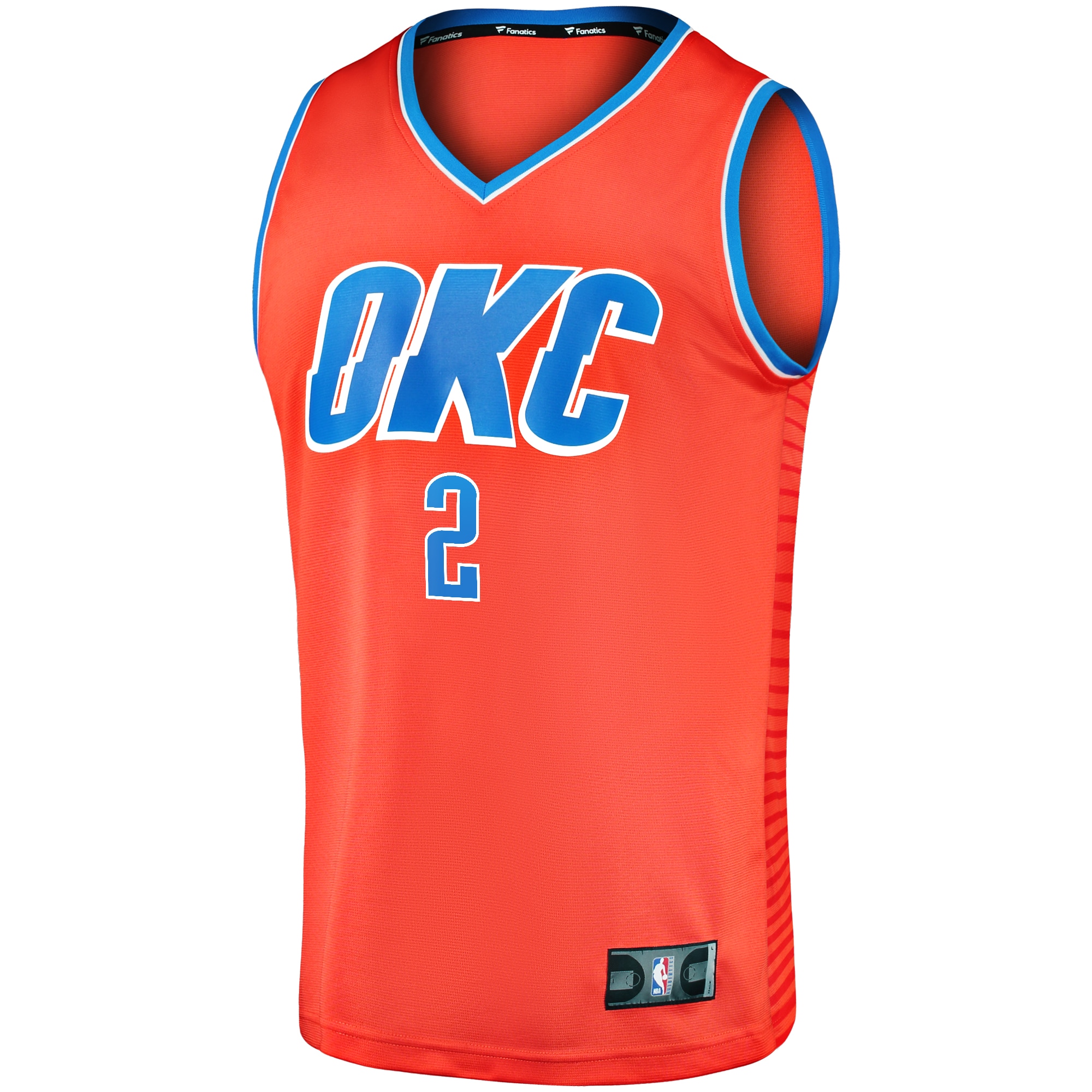 Oklahoma City Thunder mens oklahoma city thunder shai gilgeous-alexander fanatics orange fast break player jersey – statement edition | NBA Store