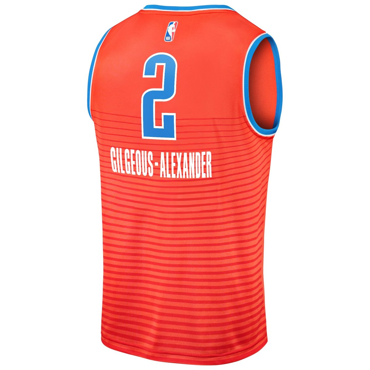Oklahoma City Thunder mens oklahoma city thunder shai gilgeous-alexander fanatics orange fast break team replica jersey – statement edition | NBA Store