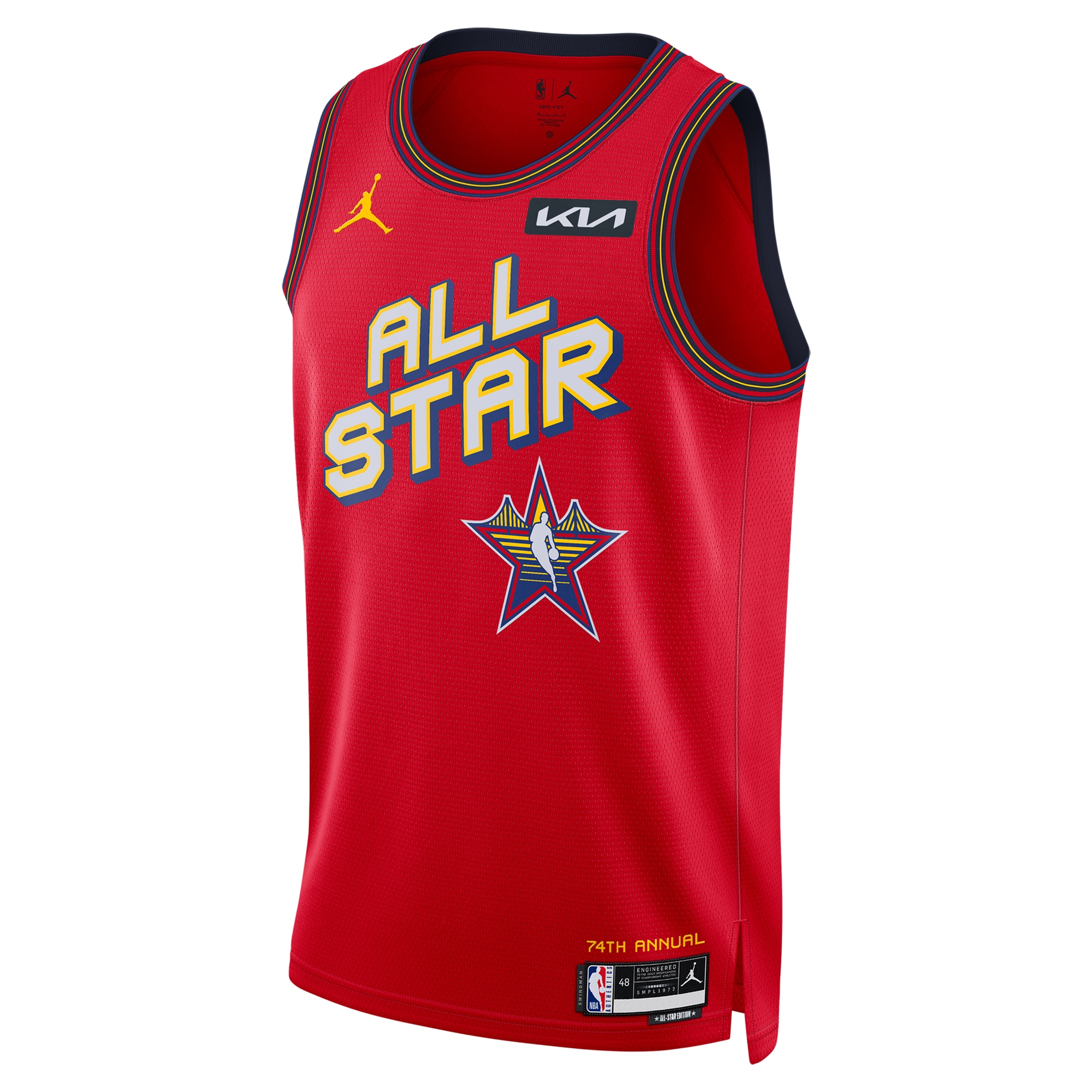 Oklahoma City Thunder unisex jordan brand red 2025 nba all-star game swingman pick-a-player jersey | NBA Store