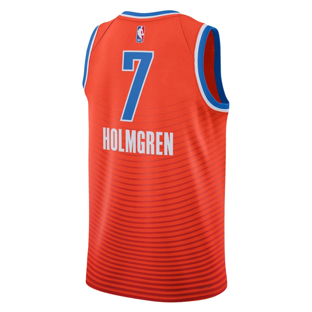 Oklahoma City Thunder unisex oklahoma city thunder chet holmgren jordan brand orange swingman jersey – statement edition | NBA Store