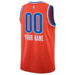 Oklahoma City Thunder unisex oklahoma city thunder jordan brand orange 202223 swingman custom jersey – statement edition | NBA Store