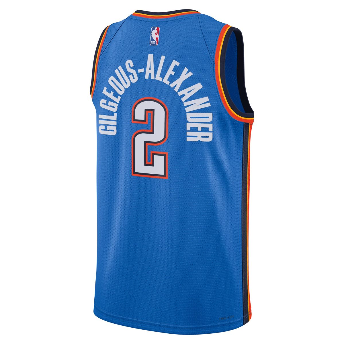 Oklahoma City Thunder unisex oklahoma city thunder shai gilgeous-alexander nike blue swingman jersey – icon edition | NBA Store
