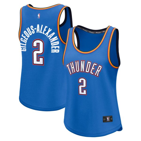 Oklahoma City Thunder womens oklahoma city thunder shai gilgeous-alexander fanatics blue fast break player jersey – icon edition | NBA Store