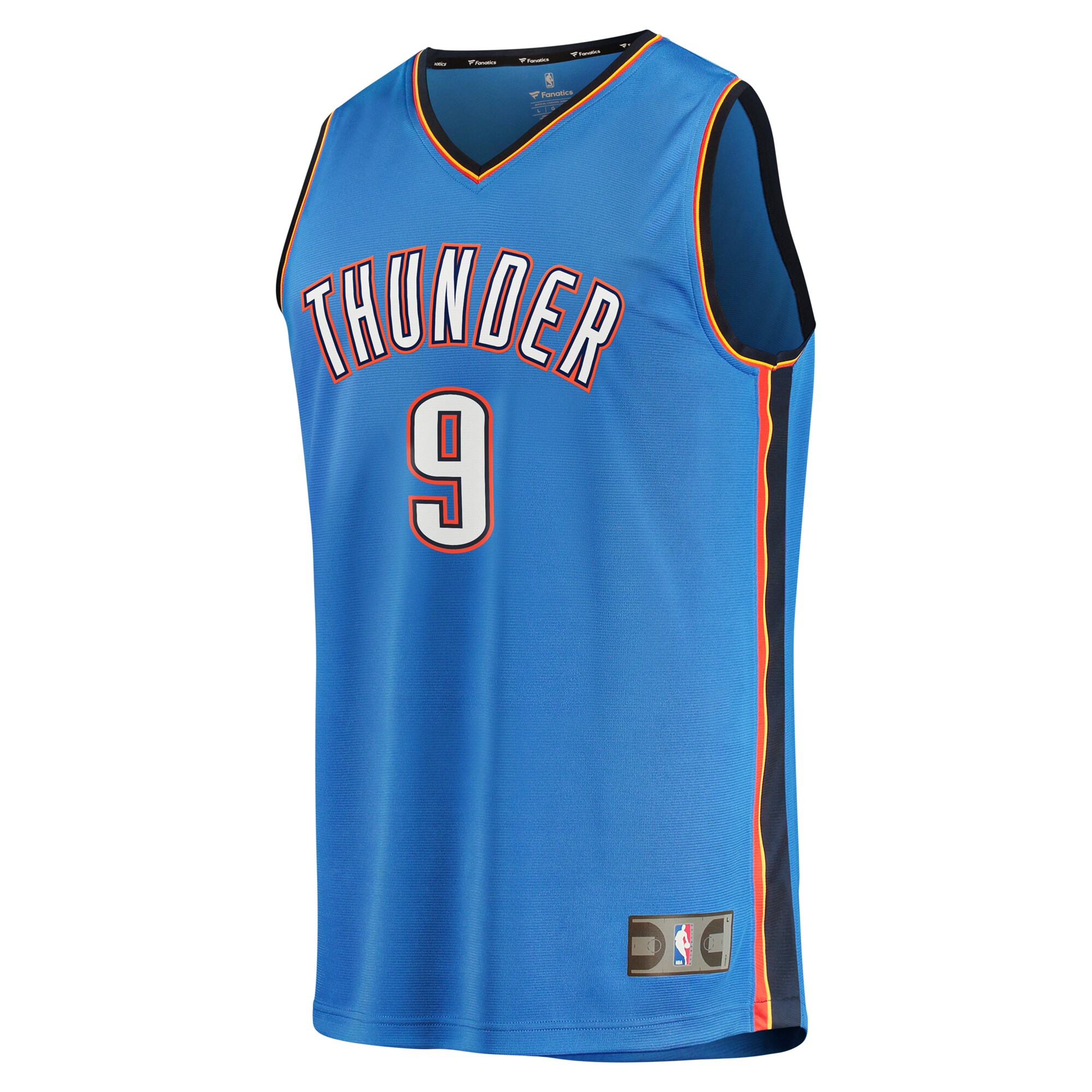 Oklahoma City Thunder youth oklahoma city thunder alex caruso fanatics blue fast break replica player jersey – icon edition | NBA Store
