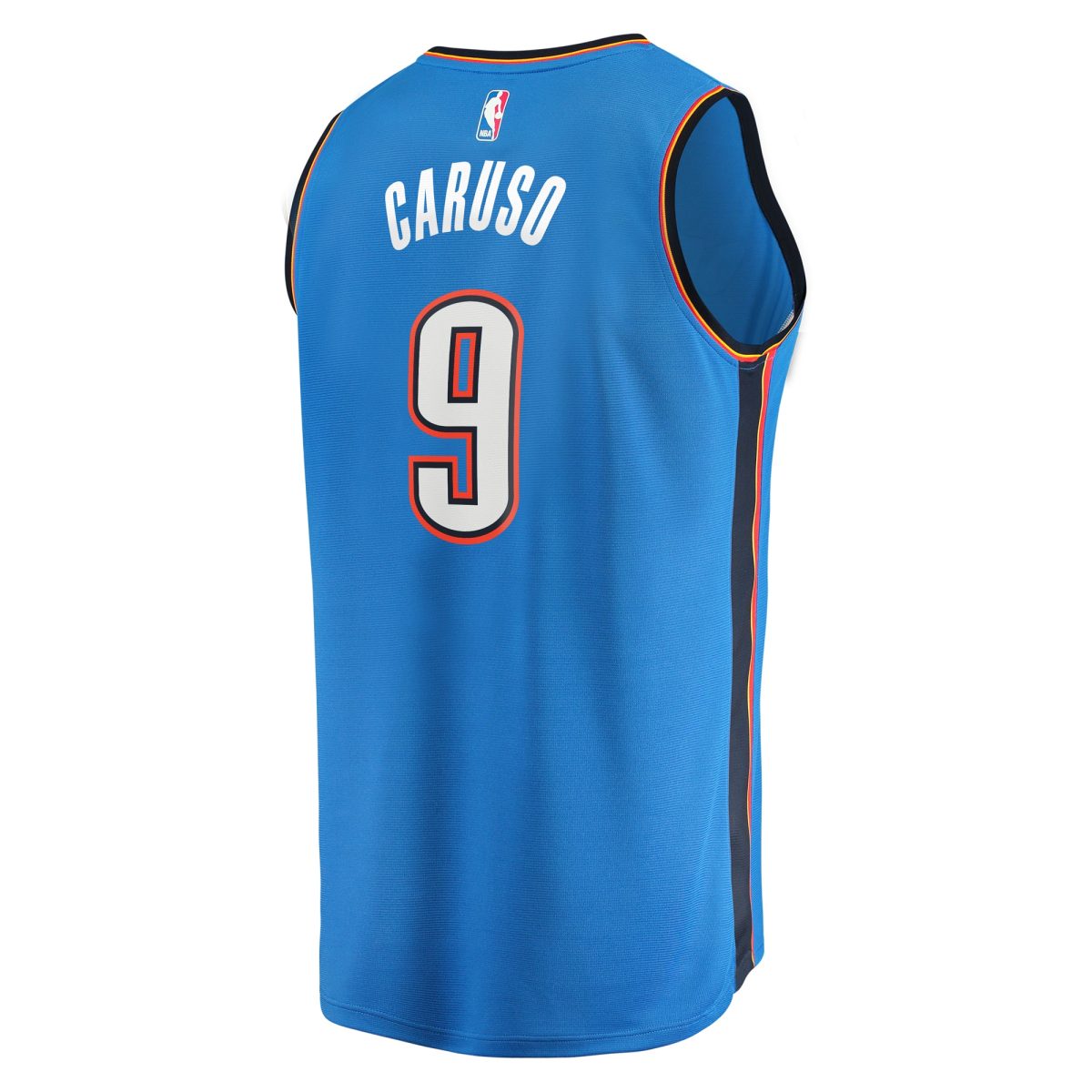 Oklahoma City Thunder youth oklahoma city thunder alex caruso fanatics blue fast break replica player jersey – icon edition | NBA Store