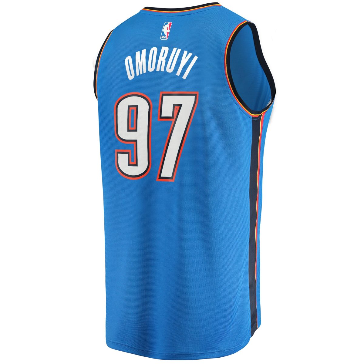 Oklahoma City Thunder youth oklahoma city thunder eugene omoruyi fanatics blue fast break player jersey – icon edition | NBA Store