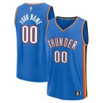 Oklahoma City Thunder youth oklahoma city thunder fanatics blue fast break custom replica jersey – icon edition | NBA Store