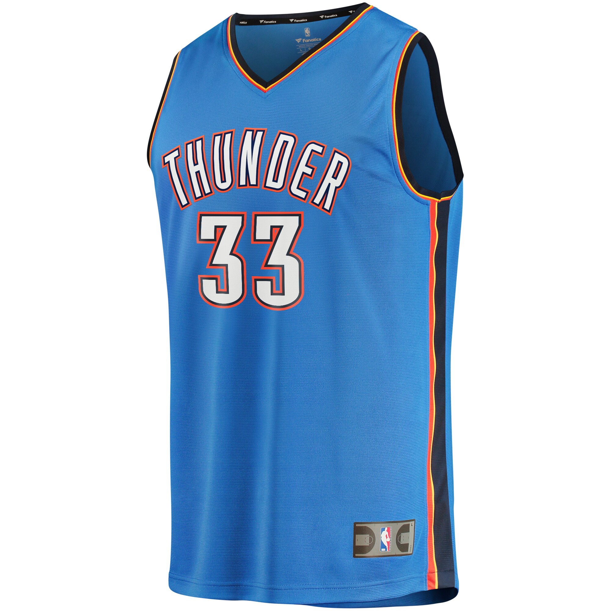 Oklahoma City Thunder youth oklahoma city thunder gordon hayward fanatics blue fast break player jersey – icon edition | NBA Store