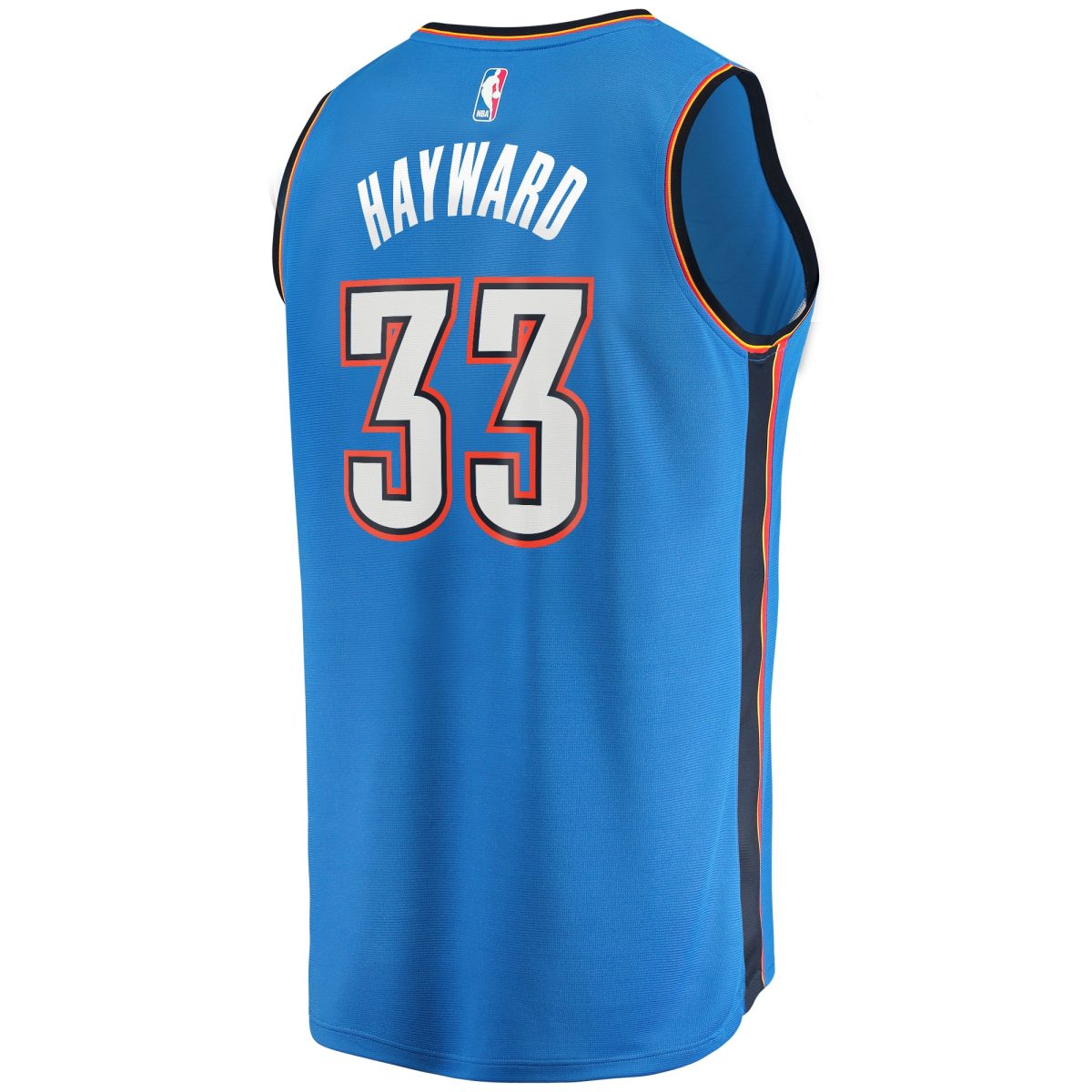 Oklahoma City Thunder youth oklahoma city thunder gordon hayward fanatics blue fast break player jersey – icon edition | NBA Store