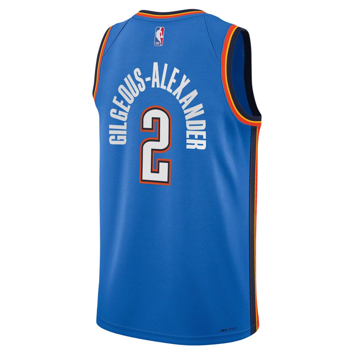 Oklahoma City Thunder youth oklahoma city thunder shai gilgeous-alexander nike blue swingman jersey – icon edition | NBA Store